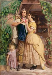 The Senews of Old England, 1857 (wc och kroppsfärg med gummi arabicum på papper)