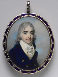 Porträtt av en man, ca. 1800.