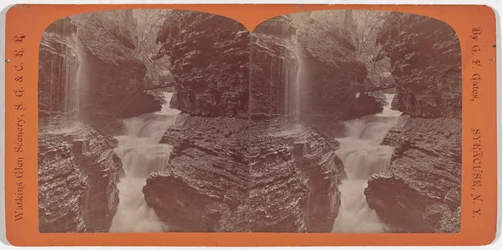 Watkins Glen Scenery, Rainbow Falls och Triple Cascades