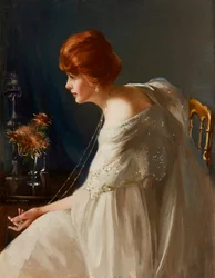 The Locket (olja på duk)