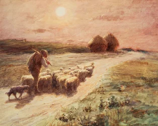 Dagens slut, 1890