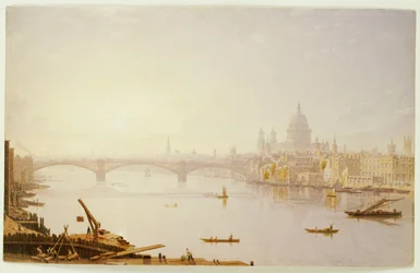 Southwark Bridge och St. Paul