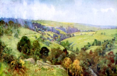On the Hills near Harrogate, Yorkshire, 1924-1926.