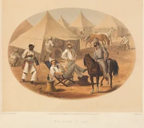 Lägerplats, indiskt myteri, 1857-1858 ca