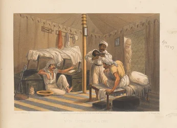 ?Inredning av ett tält?, 1857