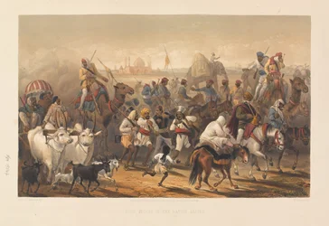 ?Trupper av de infödda allierade?, 1857-1858 ca