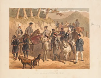 ?Sårade officerare vid Simla?, 1857