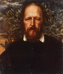 Porträtt av Alfred Tennyson (1809 - 1892), av George Frederick Watts (1817-1904)