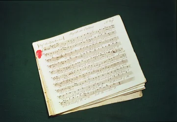 Originalpartitur till Messias