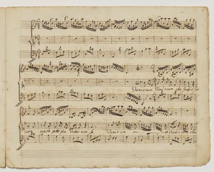 Kom o kära vem utan sin kärna, f.7r från "Aditionall [sic] songs for Rinaldo", c.1717