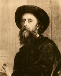 George Frederic Watts, engelsk viktoriansk målare och skulptör, 1913.