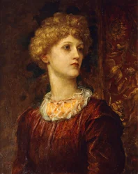 Porträtt av Dorothy Dene, bystlängd,