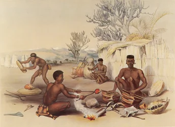 Zulu-smeder i arbete