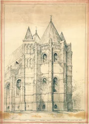 Skiss, ca 1860 (papper)