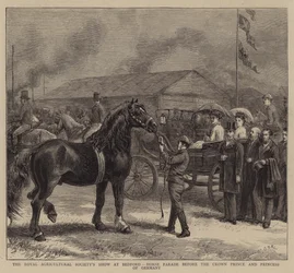 Royal Agricultural Society Show på Bedford, Horse Parade inför kronprinsparet av Tyskland