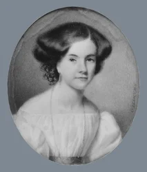 Porträtt av en dam, ca. 1830.