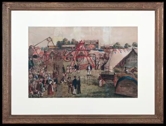 Croydon Fair, 1833 (krita)