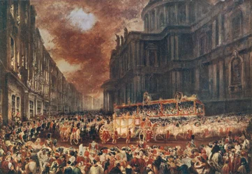 Drottning Victorias första statsbesök i London, 1837