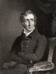 Henry Welbore Agar Ellis, 2:e viscount Clifden, graverad av Edward Scriven (1775-1841), ur "National Portrait Gallery, volym II", publicerad ca 1835