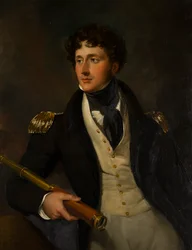 Porträtt av kapten den Hon. Charles Bridgeman (1791-1860), ca 1810-50 (olja på duk)