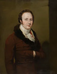 Porträtt av George Augustus Frederick Henry, Viscount Newport, och senare 2nd Earl of Bradford, c.1815-25 (olja på duk)
