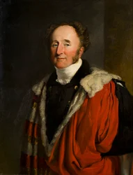 Porträtt av Orlando, ca 1:e Earl of Bradford av den andra skapelsen, ca 1822-25 (olja på duk)