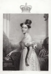 Drottning Victoria vid 18 års ålder