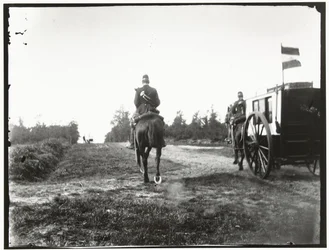 Yellow Riders till häst nära Arnhem