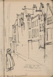 Vy över Buiten Dommersstraat i Amsterdam