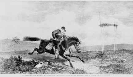 American Pony Express, på väg från Missourifloden till San Francisco