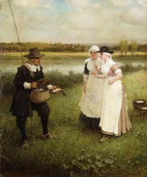 Isaac Walton and the Milkmaids, 1888
