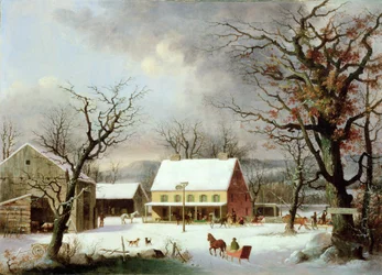 Seven Miles to Farmington, ca 1853