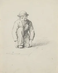 Untitled - Pojke som spelar kulor