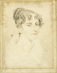 Porträtt av Ann Denman Flaxman