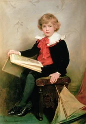 Porträtt av Norman Stewart Davies