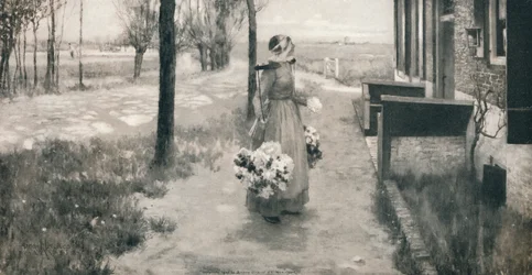 Blomsterflicka i Holland, 1887, 1912