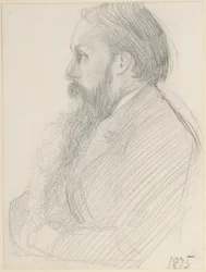 Porträtt av Edward Burne-Jones, 1875