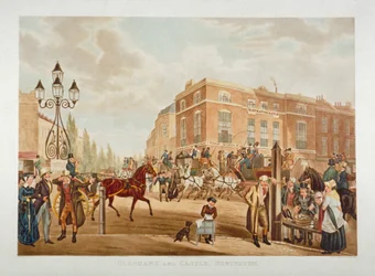 The Elephant and Castle Inn, Newington Butts, Southwark, London, 1826