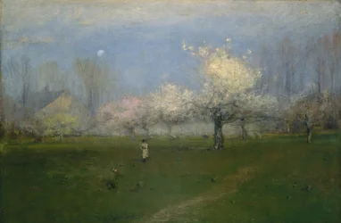 Spring Blossoms, Montclair, New Jersey, ca. 1891.