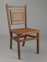 Side Chair, 1883 (trä, käpp & halmfläta)
