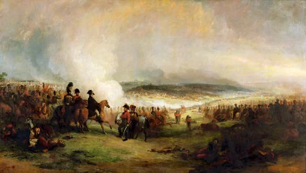 Slaget vid Waterloo (olja på duk)