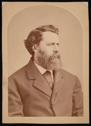 Porträtt av Oliver Wolcott Gibbs 1822-1908, mellan 1870 och 1873.