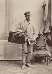 Porträtt av en man, Yale University,ca. 1869 (foto)