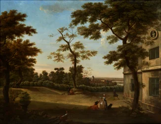 Westcombe House, vy från terrassen mot Greenwich