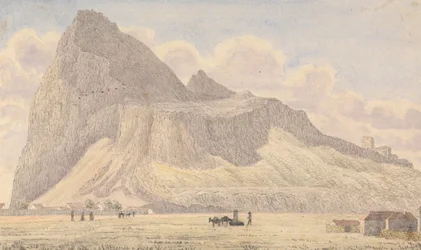 The Rock of Gibraltar, från North Front Guard Room