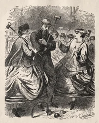 Vårt krocketfest, 1864.