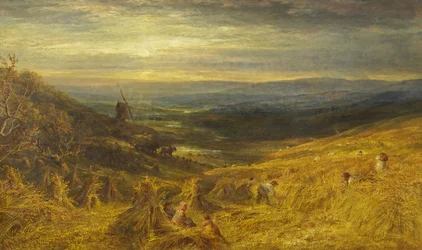 A Surrey Cornfield, ca 1877 (olja på duk)