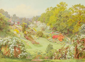 Vårblommor (akvarell)
