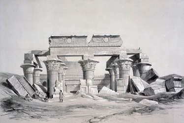 Koom-Ombos, Egypten, 1843