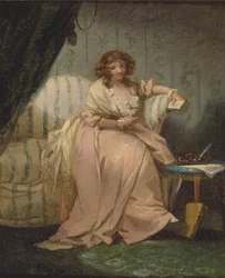 En kvinna som heter Anne, konstnärens fru